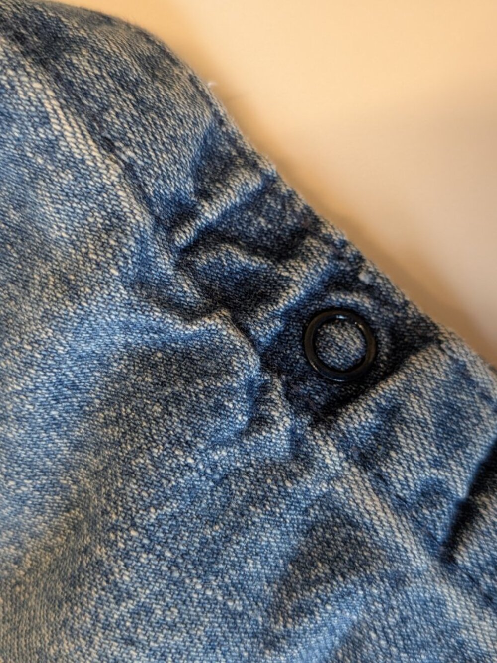 VTG 1980s OshKosh B'Gosh Denim Vestbak Overalls - Made in USA (Size 12M) - Picture 6 of 7